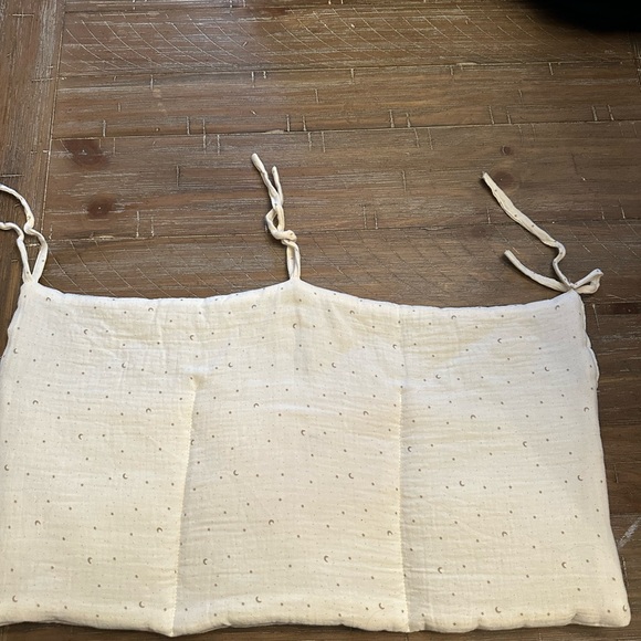 Zara home set chiffon carrycot wrap and chiffon organizer Moons & Stars - Picture 9 of 9